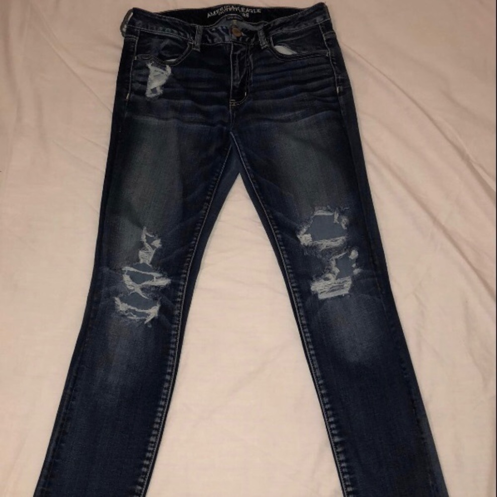 Riled skinny jeans